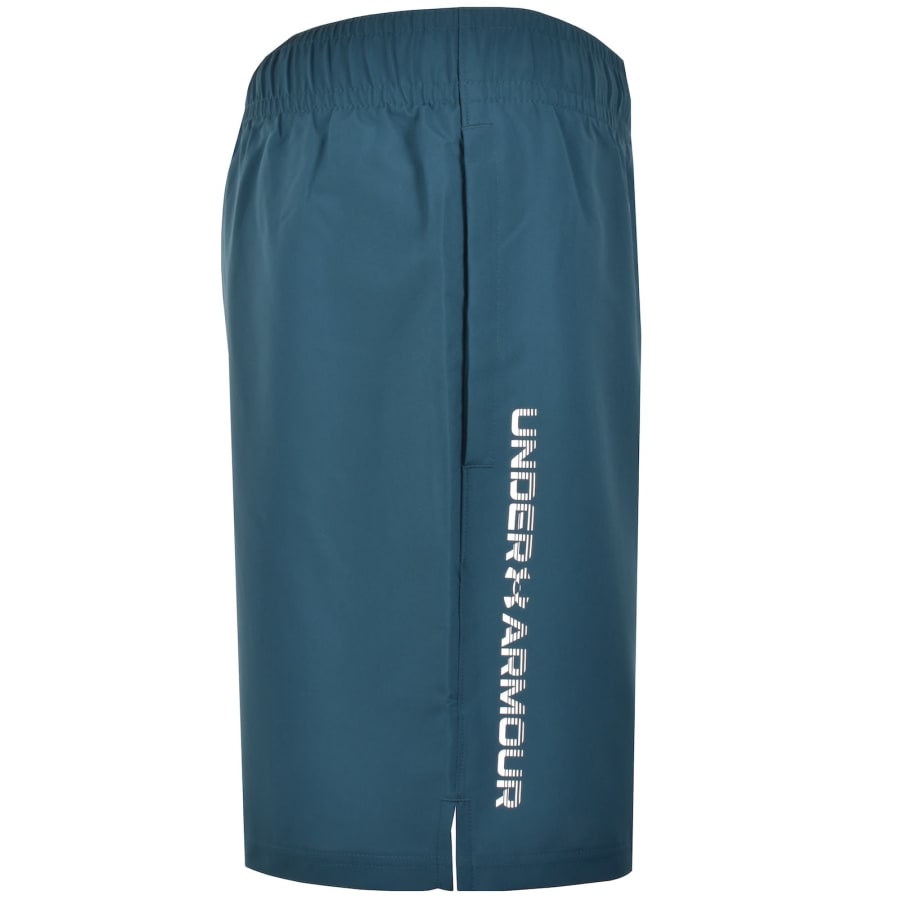 Image number 4 for Under Armour Logo Shorts Blue