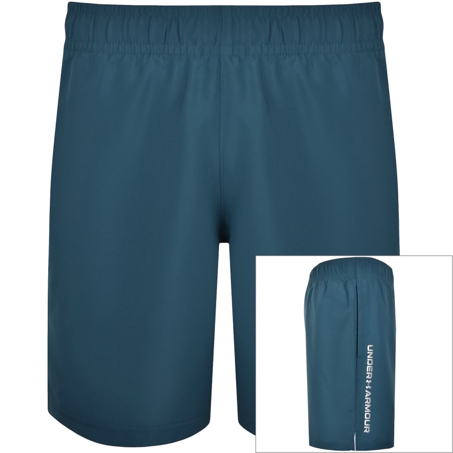 Image number 1 for Under Armour Logo Shorts Blue