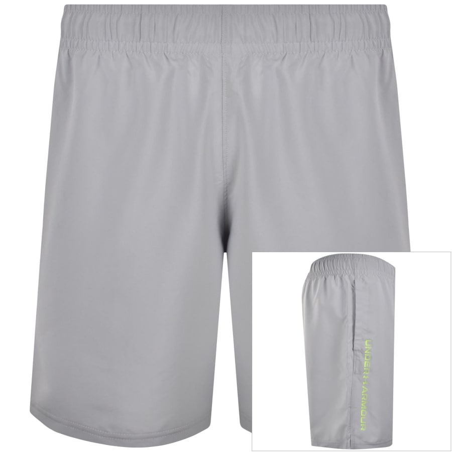 Image number 1 for Under Armour Logo Shorts Grey