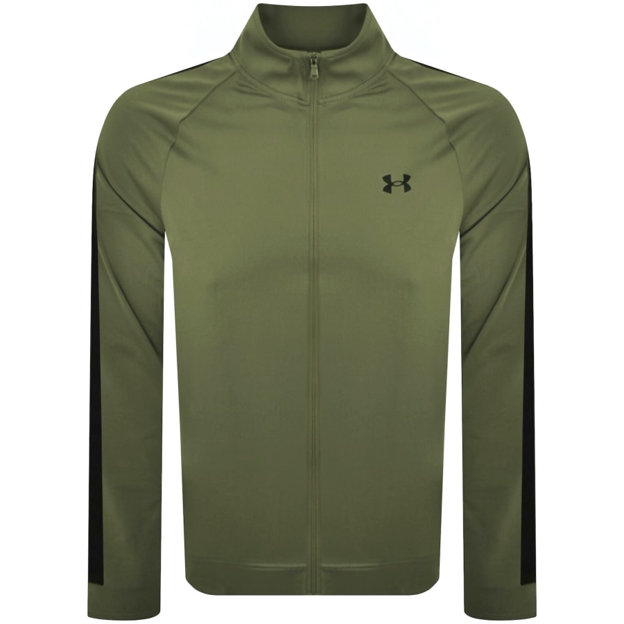 Image number 2 for Under Armour Rival Knit Tracksuit Green