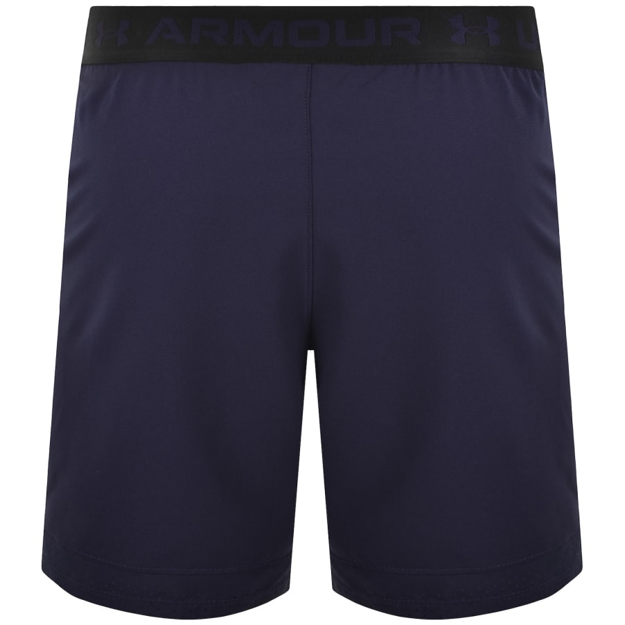 Image number 2 for Under Armour Vanish Fitted Woven Shorts Navy