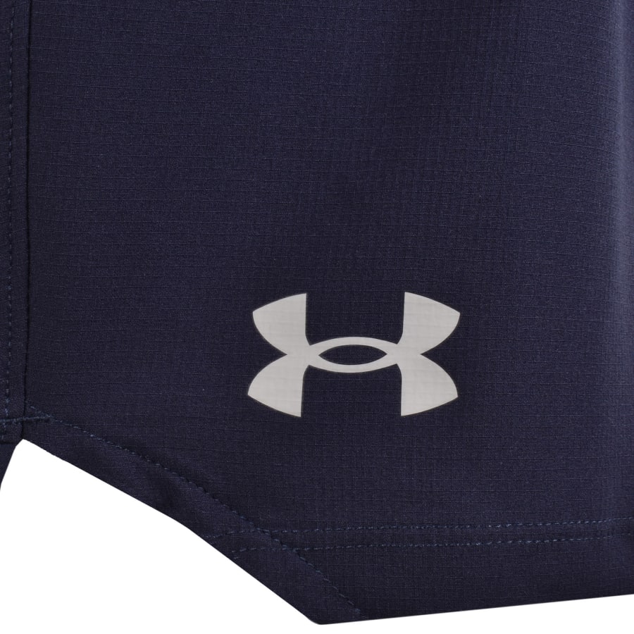 Image number 3 for Under Armour Vanish Fitted Woven Shorts Navy