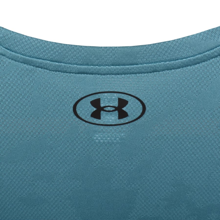 Image number 4 for Under Armour Tech Jacquard T Shirt Blue