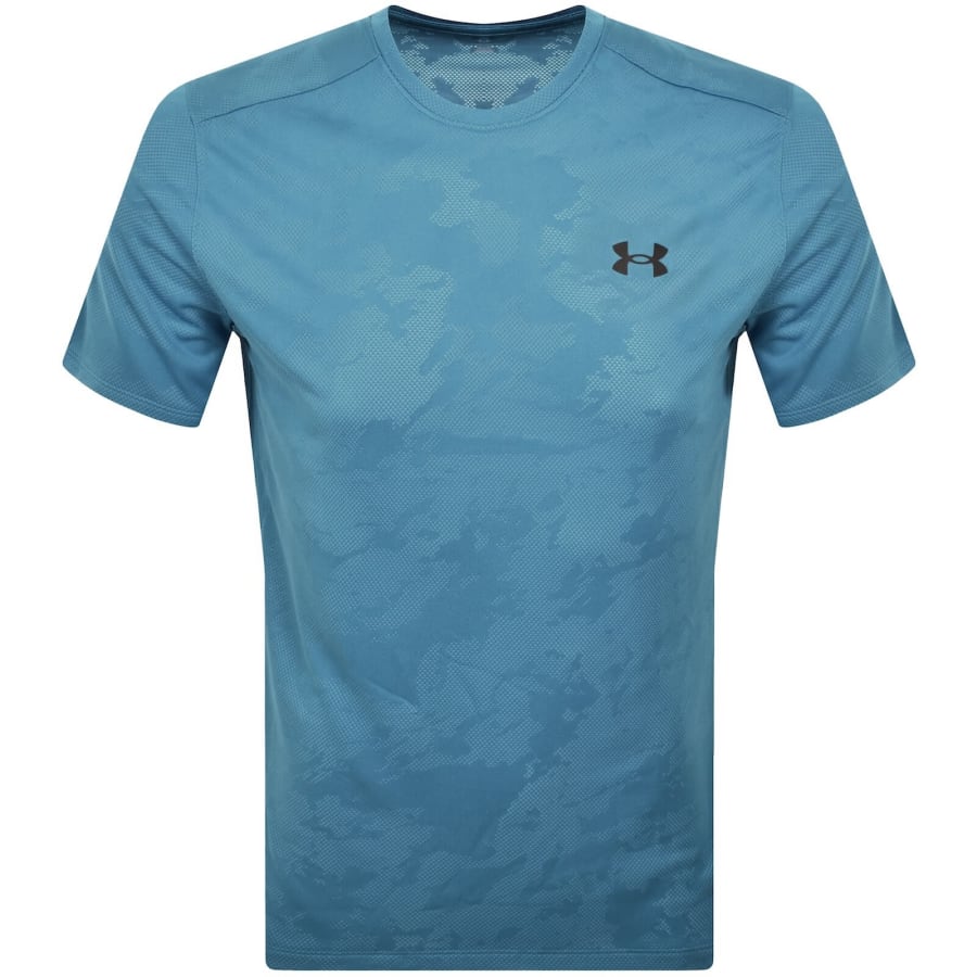 Image number 1 for Under Armour Tech Jacquard T Shirt Blue