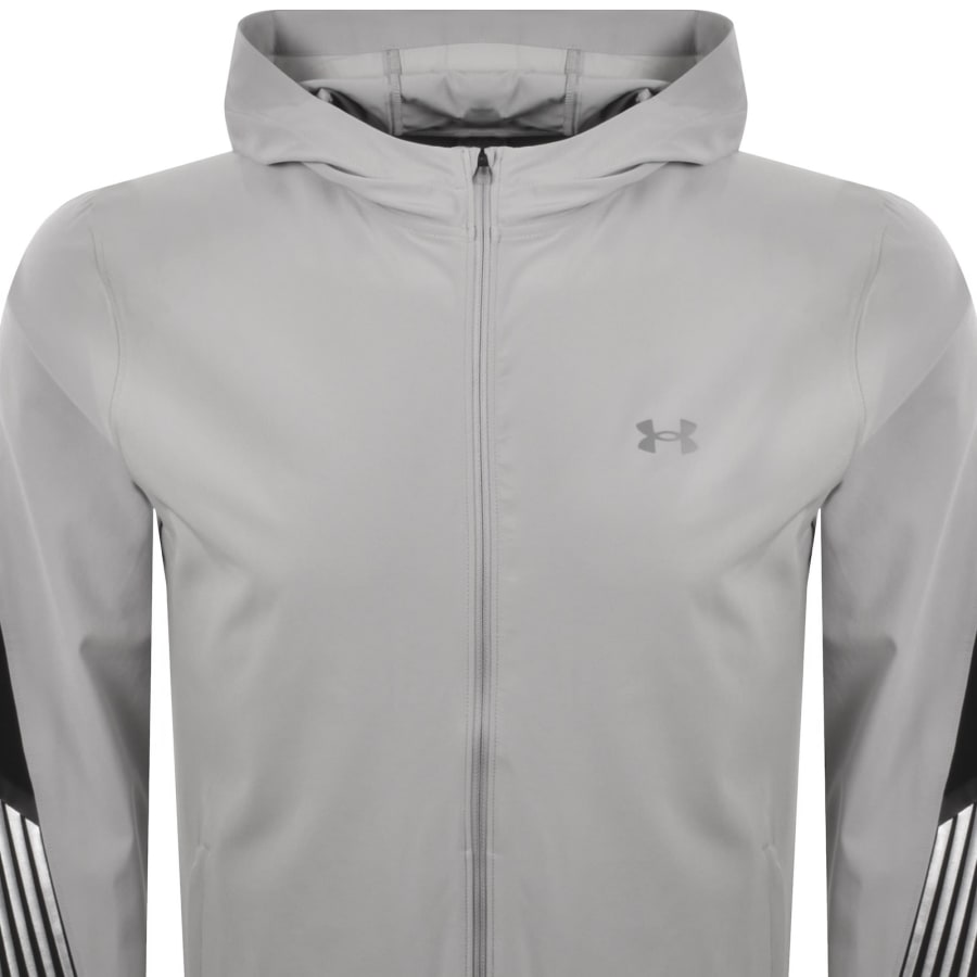 Image number 2 for Under Armour Velociti Storm Jacket Grey