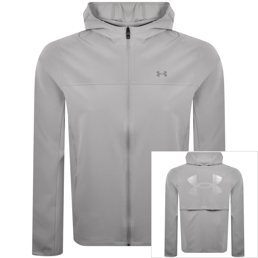 Image number 1 for Under Armour Velociti Pro Storm Jacket Grey