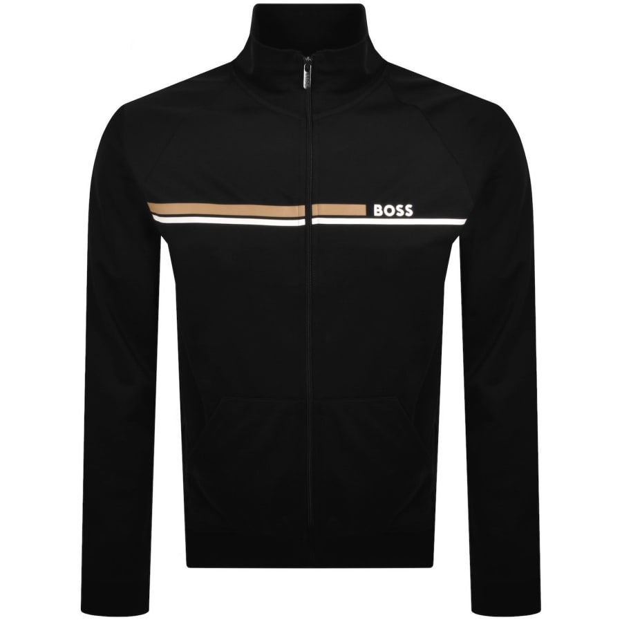 Image number 1 for BOSS Authentic Full Zip Sweatshirt Black