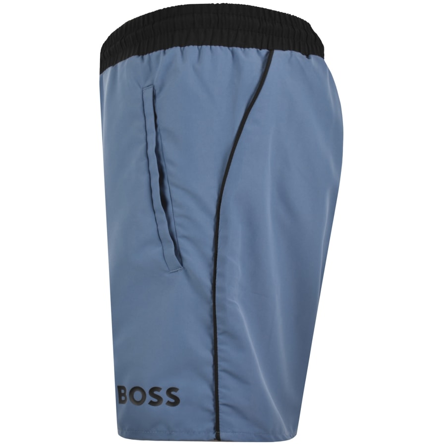 Image number 5 for BOSS Starfish Swim Shorts Blue