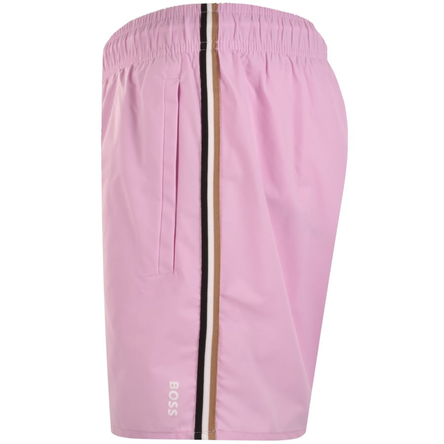 Image number 4 for BOSS Iconic Swim Shorts Pink