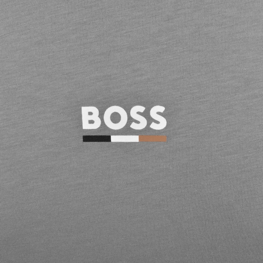 Image number 3 for BOSS Slim Fit Beach T Shirt Grey