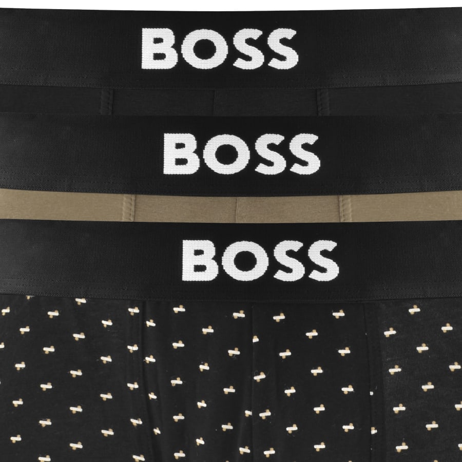 Image number 5 for BOSS Underwear 3 Pack Boxer Briefs Black