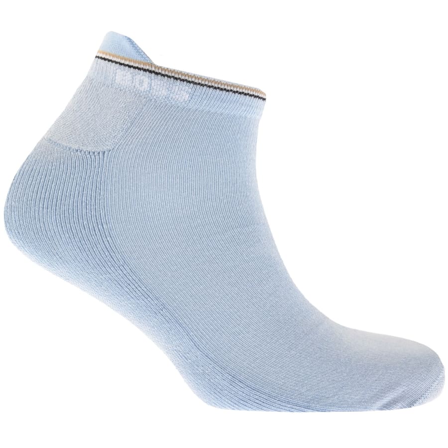 Image number 2 for BOSS 3 Pack Ankle Socks Blue