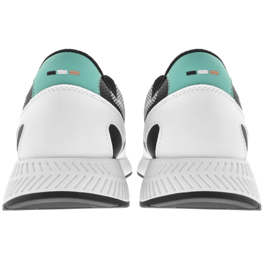 Image number 2 for BOSS Titanium Runner Trainers White
