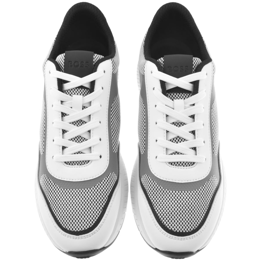 Image number 3 for BOSS Titanium Runner Trainers White