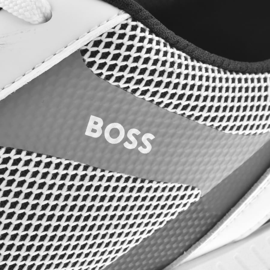 Image number 4 for BOSS Titanium Runner Trainers White