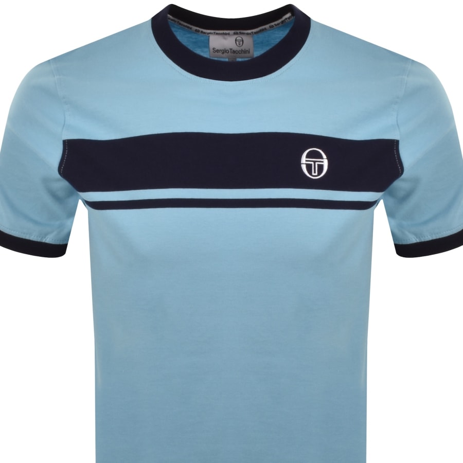 Image number 2 for Sergio Tacchini Master T Shirt Blue
