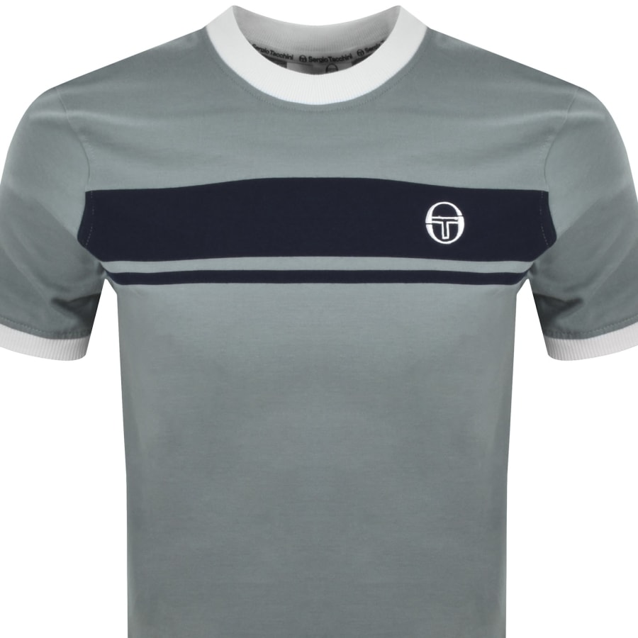 Image number 2 for Sergio Tacchini Master T Shirt Grey