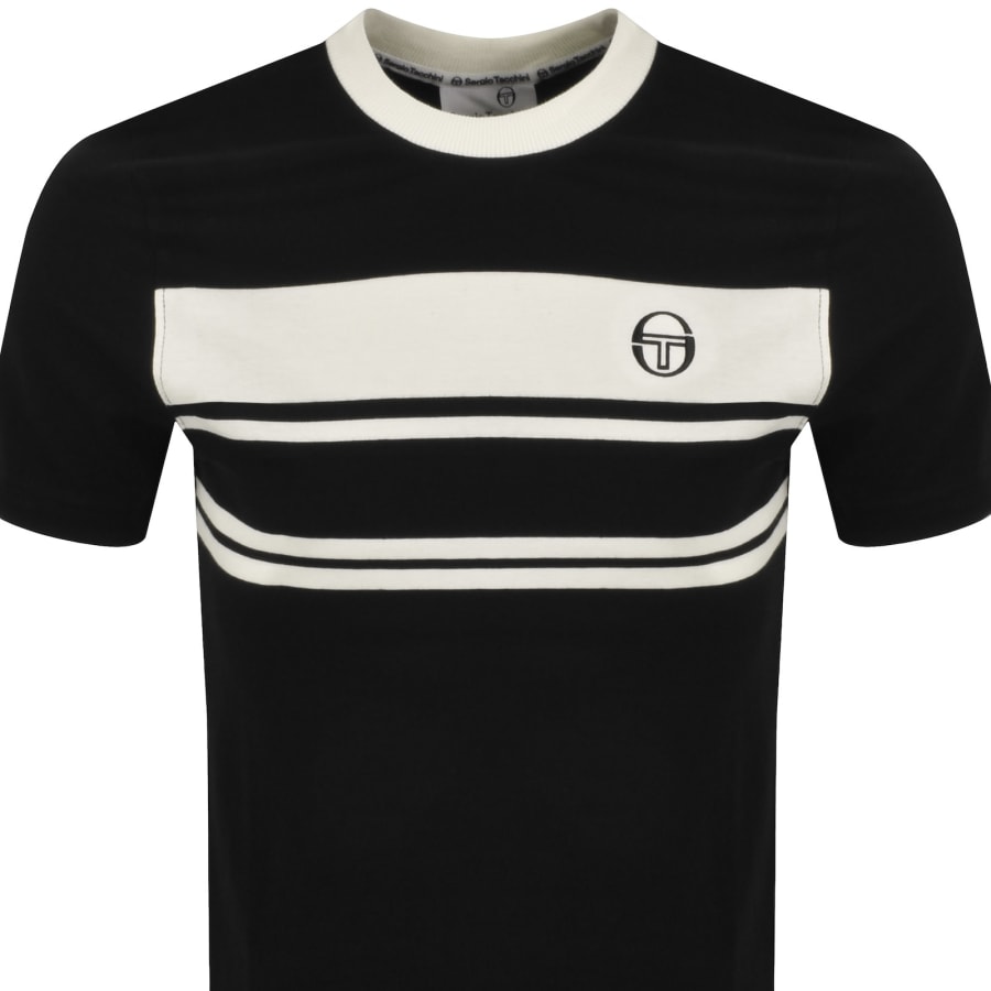 Image number 2 for Sergio Tacchini Dallarindo T Shirt Black