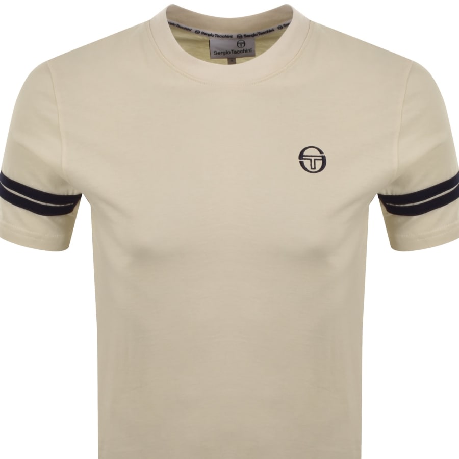 Image number 2 for Sergio Tacchini Grello T Shirt Beige