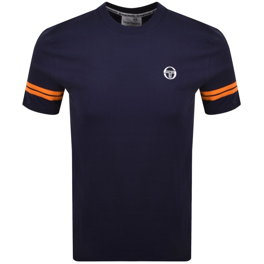 Image number 1 for Sergio Tacchini Grello T Shirt Navy