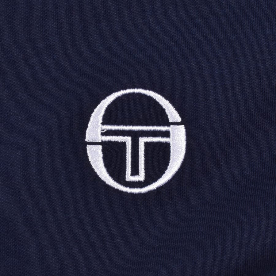 Image number 3 for Sergio Tacchini Supermac T Shirt Navy