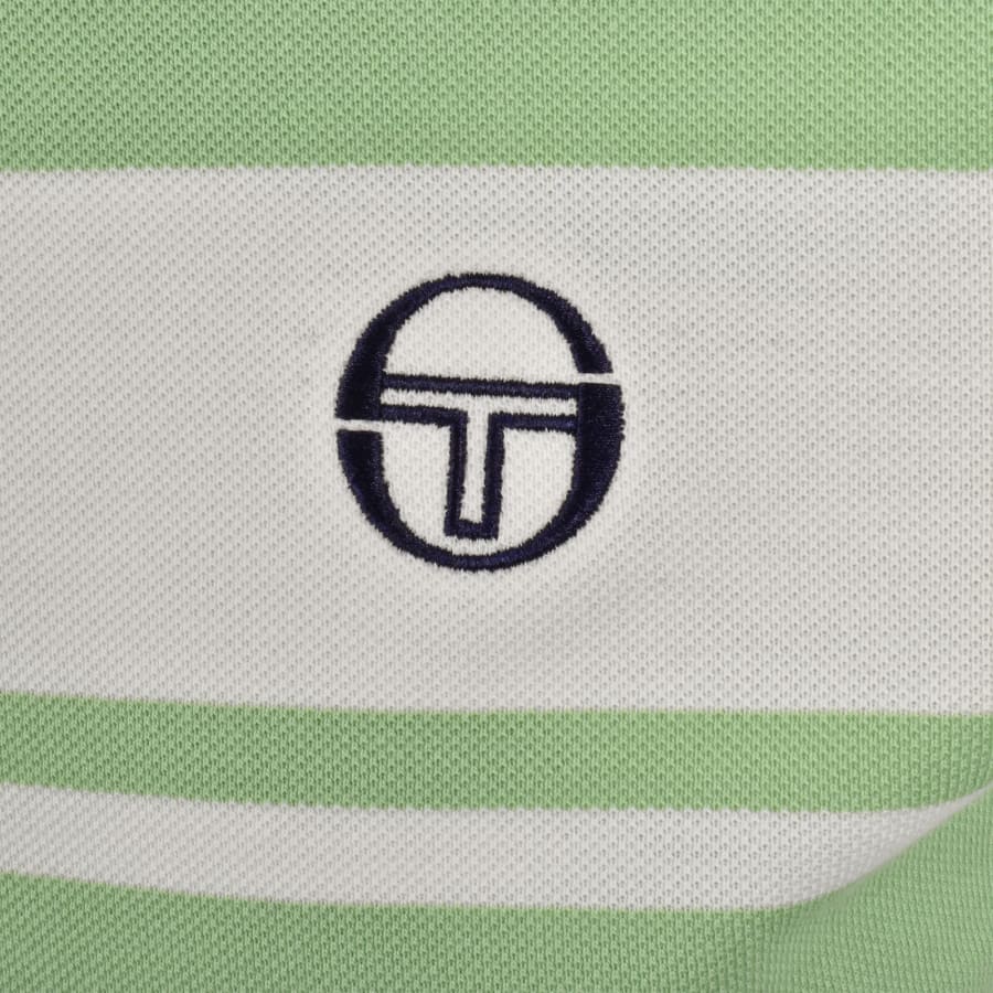 Image number 3 for Sergio Tacchini Young Line Polo T Shirt Green