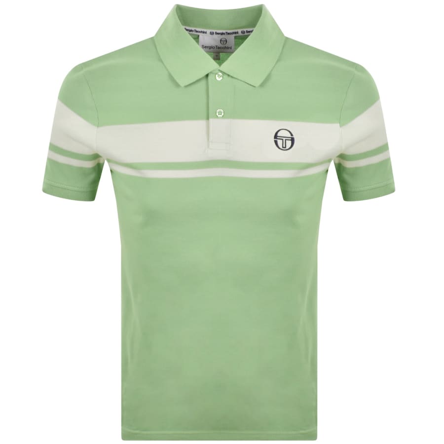 Image number 1 for Sergio Tacchini Young Line Polo T Shirt Green