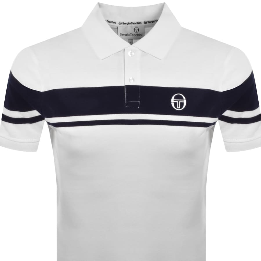 Image number 2 for Sergio Tacchini Young Line Polo T Shirt White