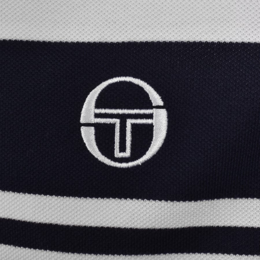 Image number 3 for Sergio Tacchini Young Line Polo T Shirt White