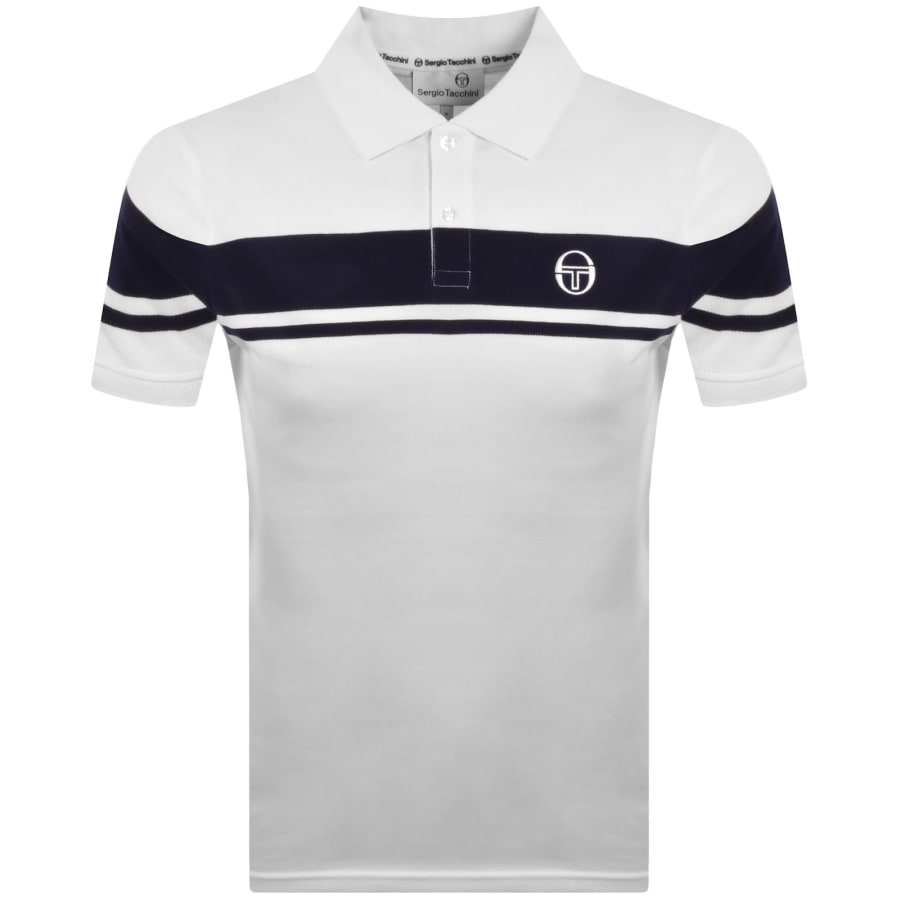 Image number 1 for Sergio Tacchini Young Line Polo T Shirt White