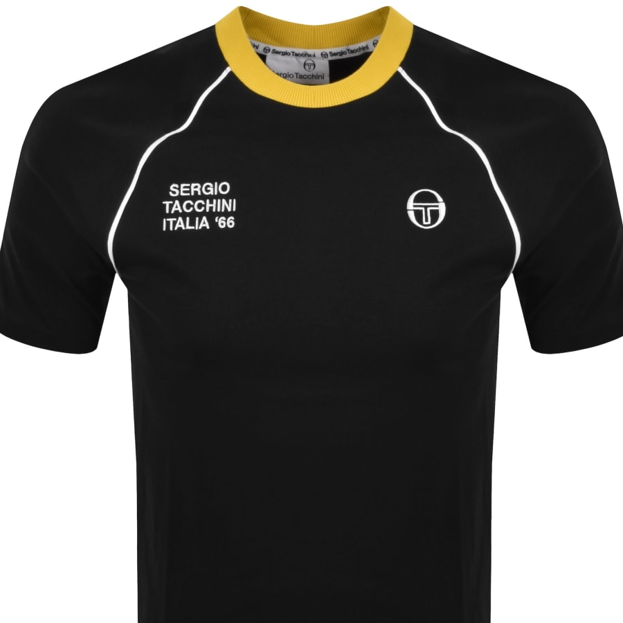 Image number 2 for Sergio Tacchini Ghibli Davis T Shirt Black