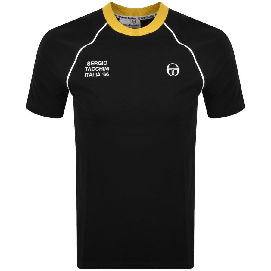 Image number 1 for Sergio Tacchini Ghibli Davis T Shirt Black