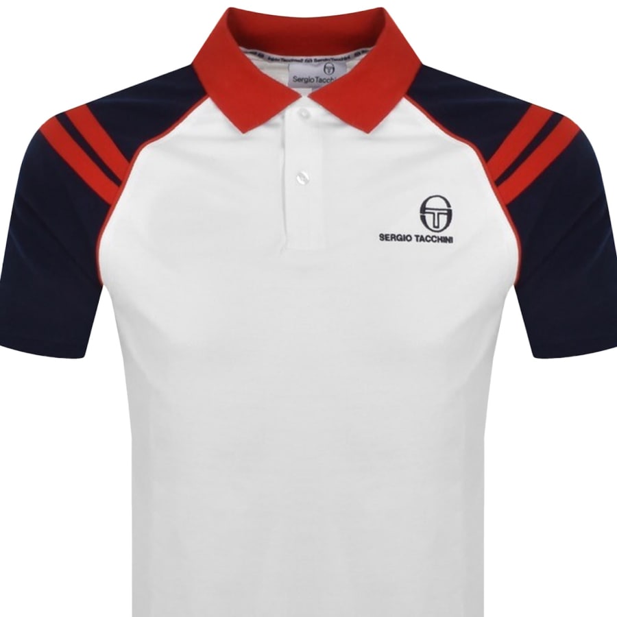 Image number 2 for Sergio Tacchini Cortona Polo T Shirt White