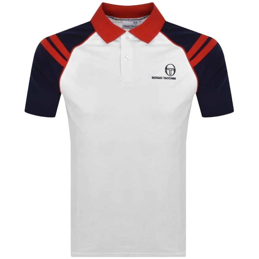 Image number 1 for Sergio Tacchini Cortona Polo T Shirt White