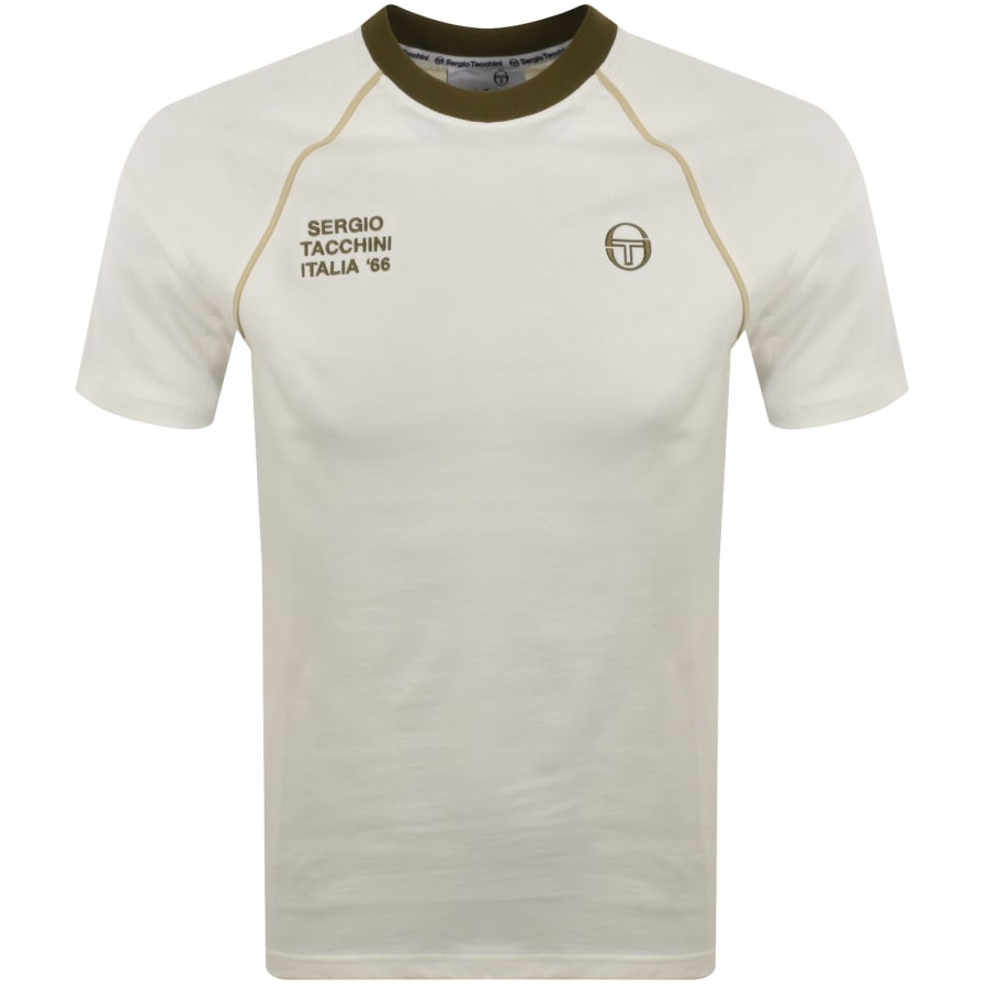 Image number 1 for Sergio Tacchini Ghibli Davis T Shirt Cream