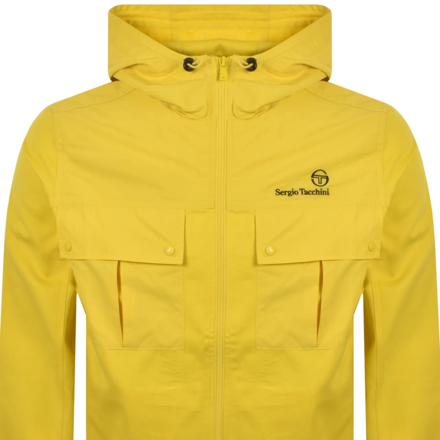 Image number 2 for Sergio Tacchini Calisti Jacket Yellow