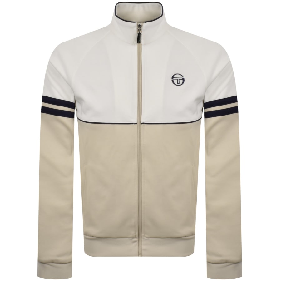 Image number 1 for Sergio Tacchini Orion Track Top Beige