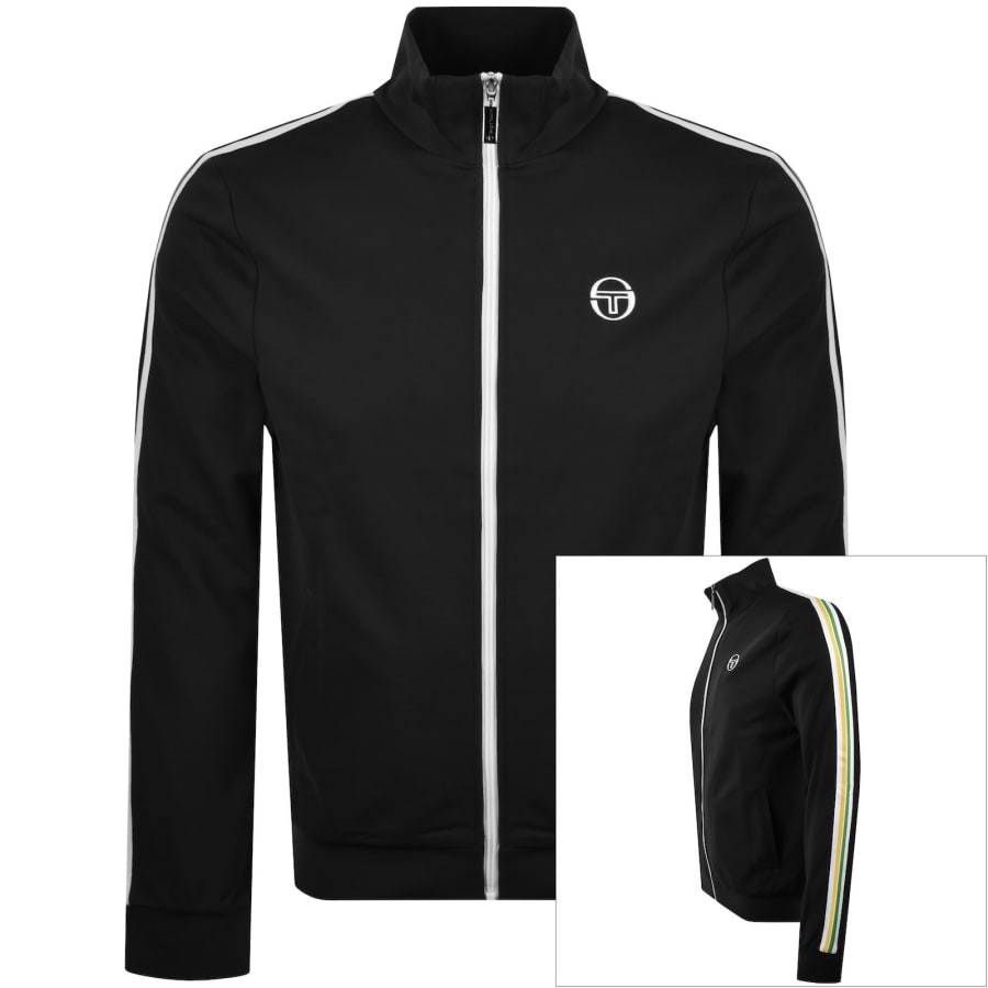 Image number 1 for Sergio Tacchini Franco Track Top Black