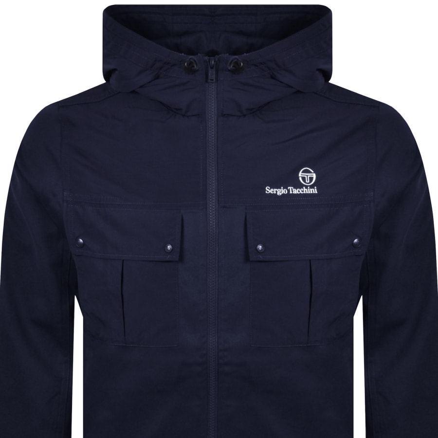 Image number 2 for Sergio Tacchini Calisti Jacket Navy