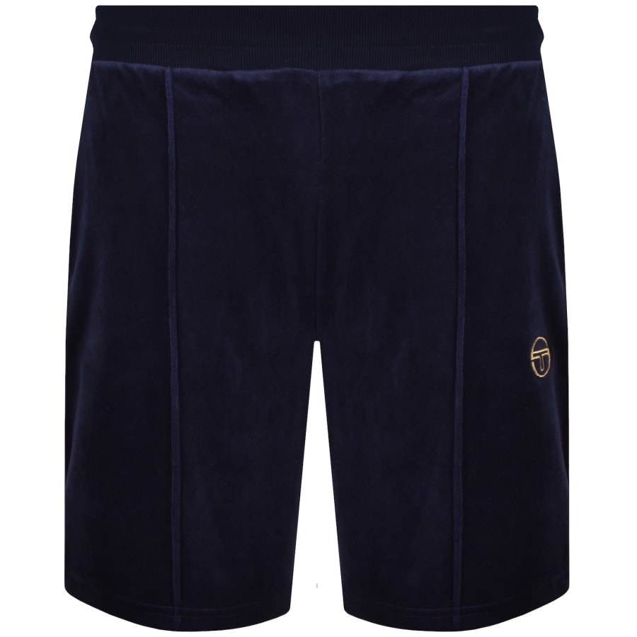 Image number 2 for Sergio Tacchini Monte Velour Shorts Navy