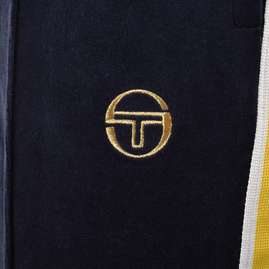 Image number 4 for Sergio Tacchini Monte Velour Shorts Navy