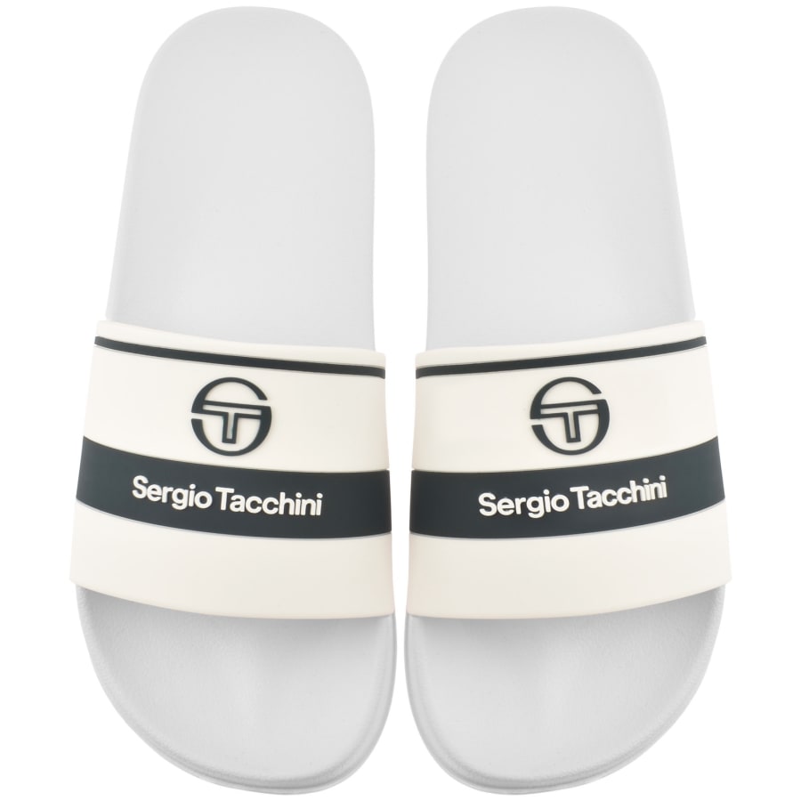 Image number 1 for Sergio Tacchini Caspio Sliders White