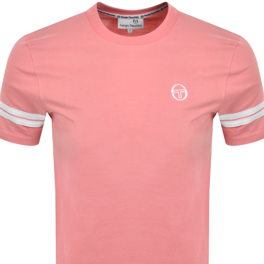 Image number 2 for Sergio Tacchini Grello T Shirt Pink