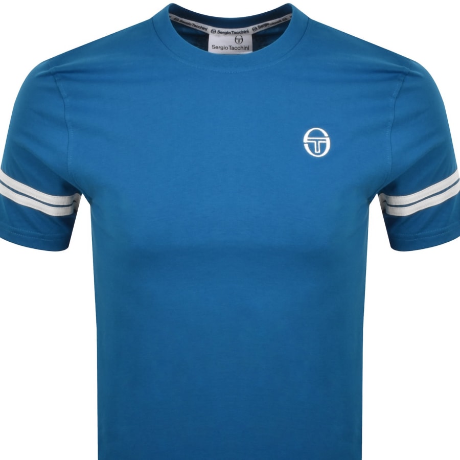 Image number 2 for Sergio Tacchini Grello T Shirt Blue