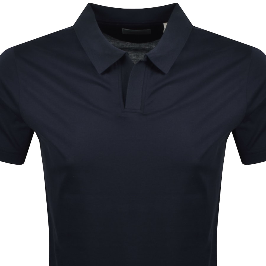 Image number 2 for Gant Pima Polo T Shirt Navy