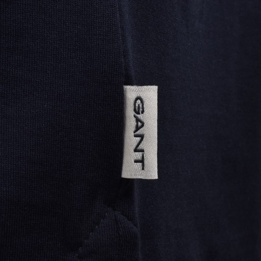 Image number 3 for Gant Pima Polo T Shirt Navy