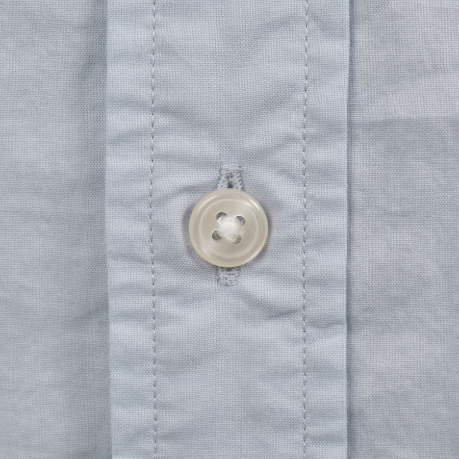Image number 4 for Gant Poplin Short Sleeved Shirt Blue