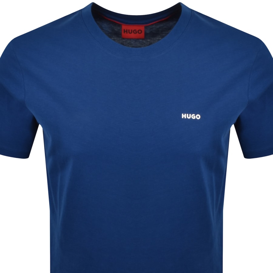 Image number 2 for HUGO Dero222 T Shirt Blue