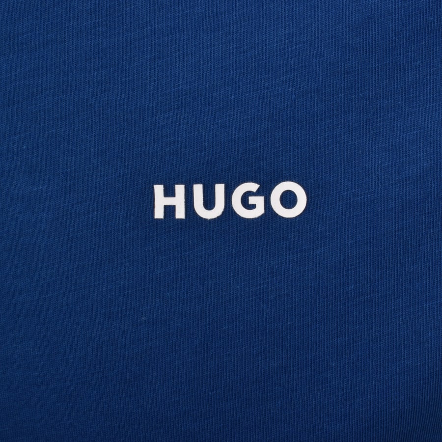 Image number 3 for HUGO Dero222 T Shirt Blue