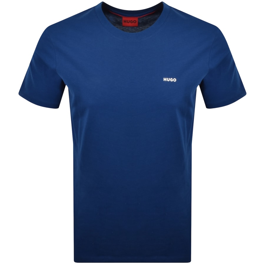 Image number 1 for HUGO Dero222 T Shirt Blue